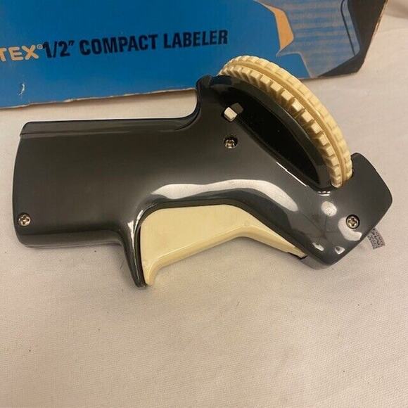 Vintage Rotex Label Maker 1/2 inch Compact Labeler Box Tape 4025-00 - Picture 4 of 9